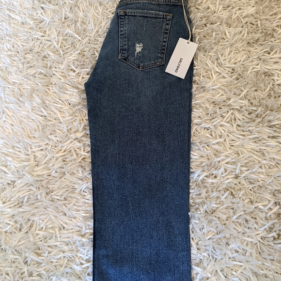 GRLFRND 'Grace' Distressed Button Fly Jeans Sz 28 - Picture 7 of 7